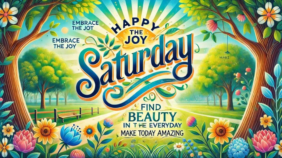 Happy Saturday Quotes – Inspirational and uplifting quotes to brighten your weekend with joy and positivity.